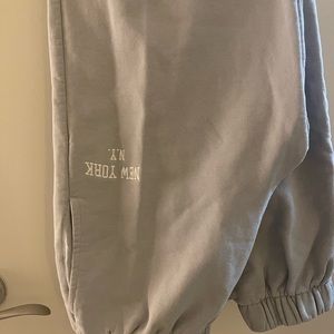 Brandy Melville light blue sweatpants